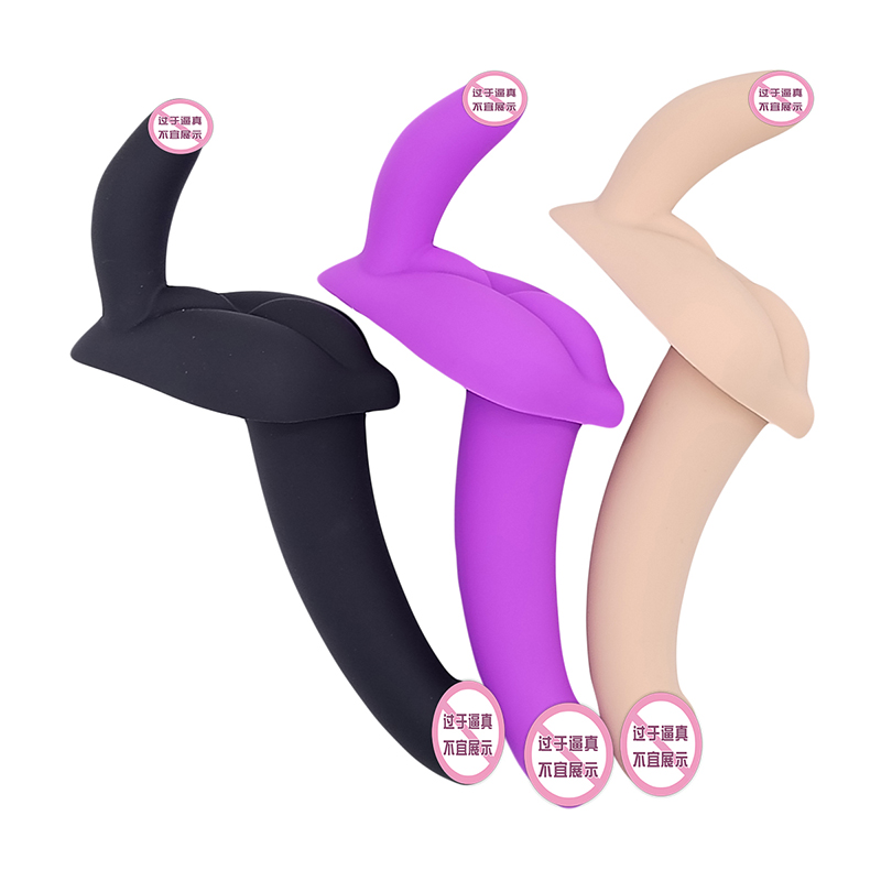 850 Lesbian Dual Head Purple Erwachsene Sexspielzeug Turtle Doppelköpfe Drachen Seite beendet Dildo für Paare Frauen schwul