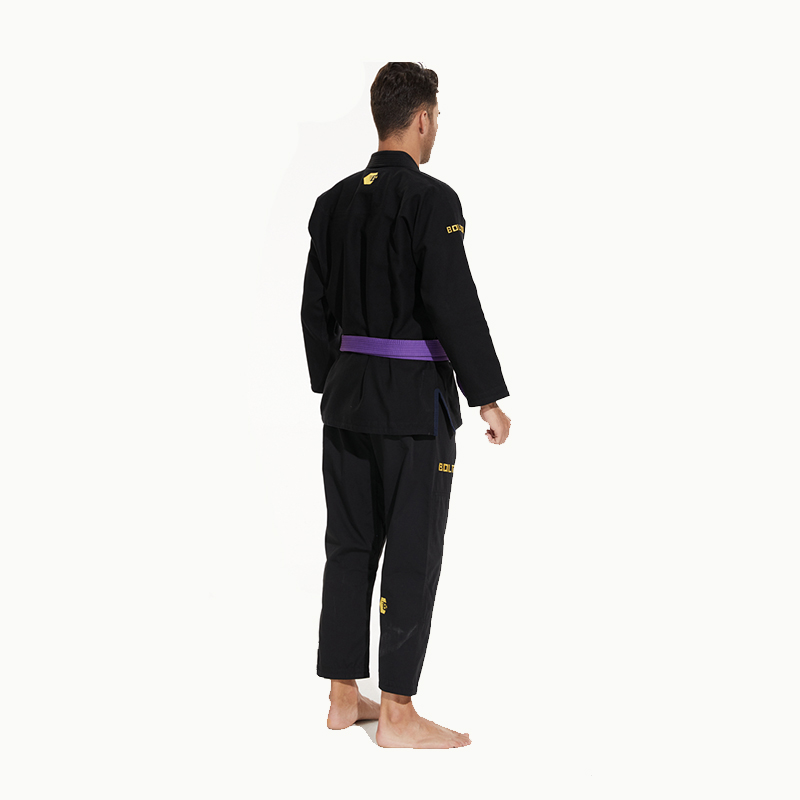 Factory Direct Großhandel benutzerfreundliche schwarze Uniform Judo-Gi Judo GI Brasilianer Jiu Jitsu Gi mit atmungsaktivem Stoff