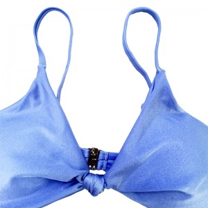 Feste Farbe sexy Rückenless -Gurt Badeanzüge