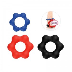 Heißverkaufs Männer Sexspielzeug Penis Ring Hahn Ring für Männer Masturbation (sechs Perle)