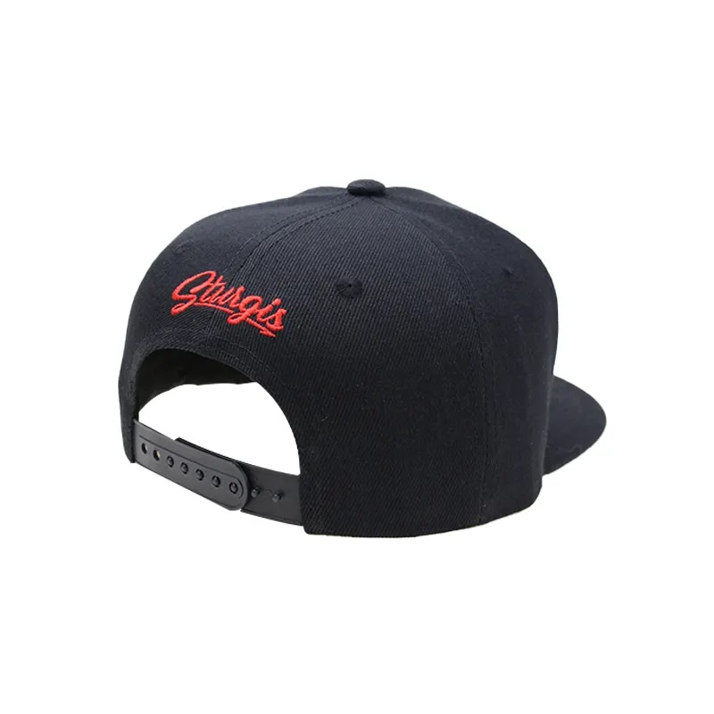 Stickerei Baumwolle Flachkrempe Erwachsene einfache Herren Hip -Hop -Hüte 5 Panel anpassen Snapback Caps Hüte mit benutzerdefiniertem Logo