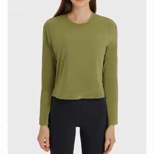 Lose, farbige Yoga -Hemden mit fester Farbe