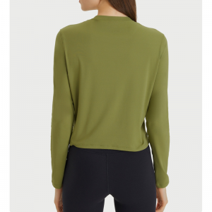 Lose, farbige Yoga -Hemden mit fester Farbe