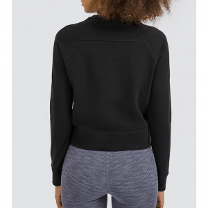 Verdickung von Lockrand O Hals Yoga -Hemden