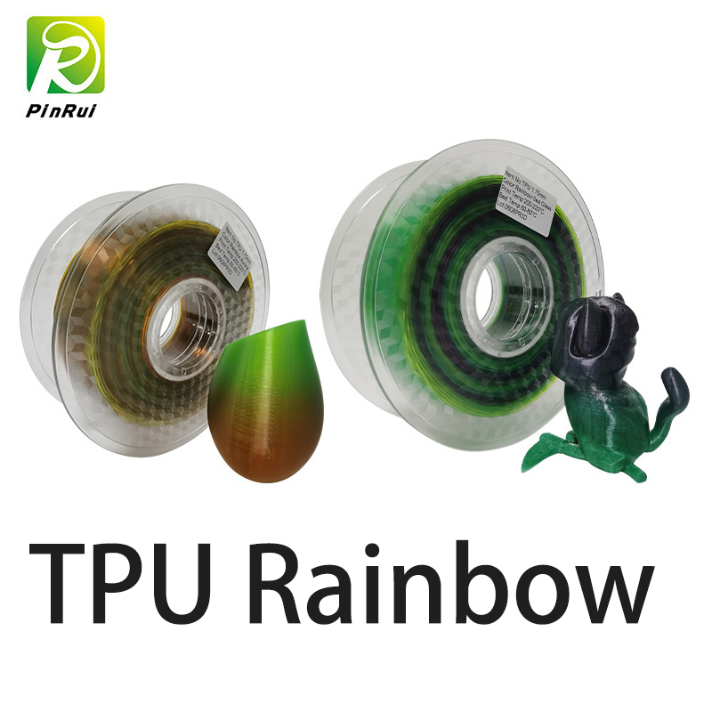 TPU Regenbogen Filament 3d Filament weich flexibel 1.75mm fdm