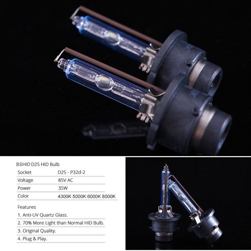 D2S -Auto -Scheinwerfer Xenon Glühbirne