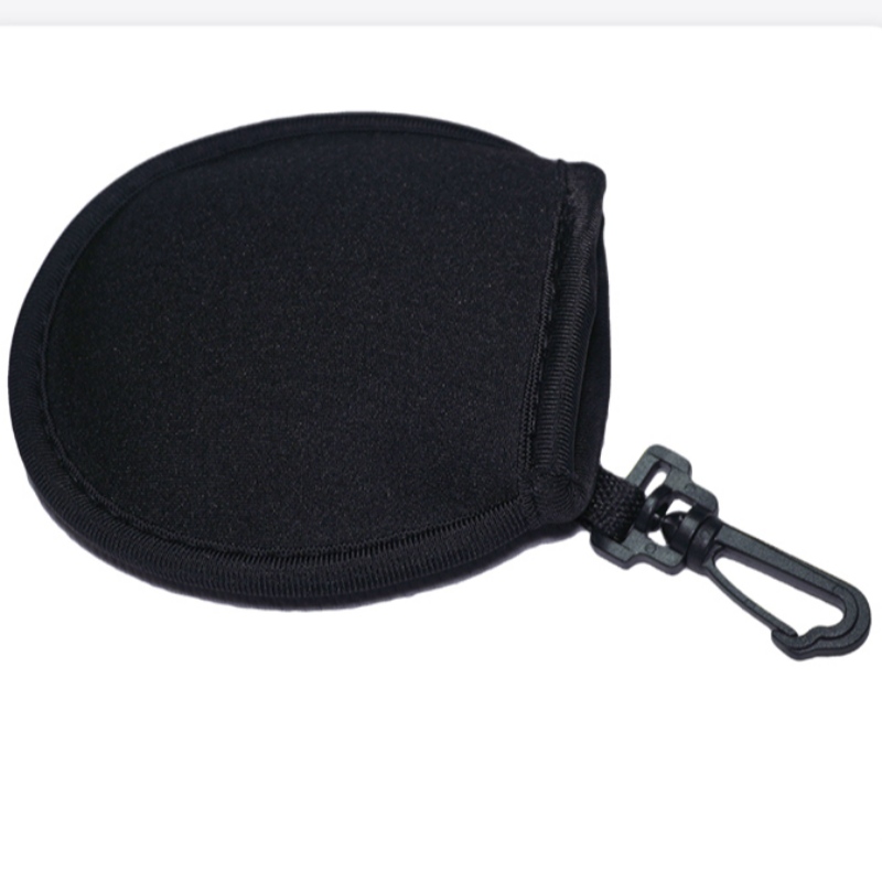 Neuankömmlinge Fabrik Preis Wasserdichtes Neopren Custom Logo Color Golf Ball Beutelhalter Taschenbeutel mit Clip