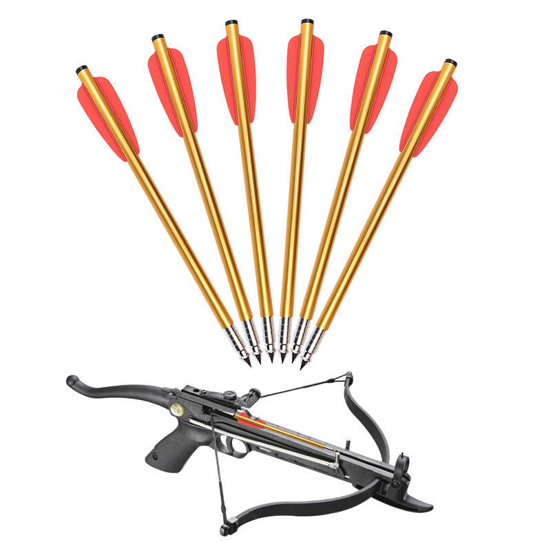 Aluminiumpfeilschrauben für Pistolenarmbrust