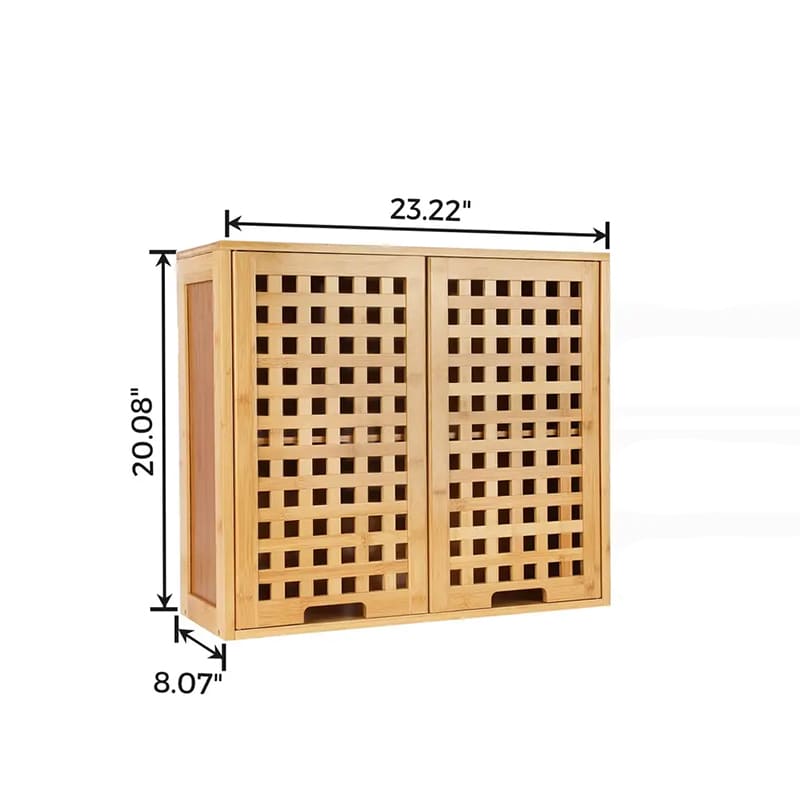 Bambus-Badezimmerschrank, Kleiderschrank, Aufbewahrungsschränke