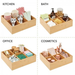 Bambus Aufbewahrungsbox Küchenschrank