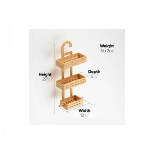 Total Bambus hängende Duschständer