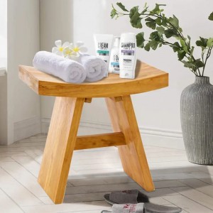 Gartenbadewanne Dusche Hydrotherapie wasserdichte Hocker Bambus Schuh Rackbank Aufbewahrungsorganisator modern modern