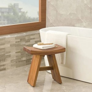 Gartenbadewanne Dusche Hydrotherapie wasserdichte Hocker Bambus Schuh Rackbank Aufbewahrungsorganisator modern modern