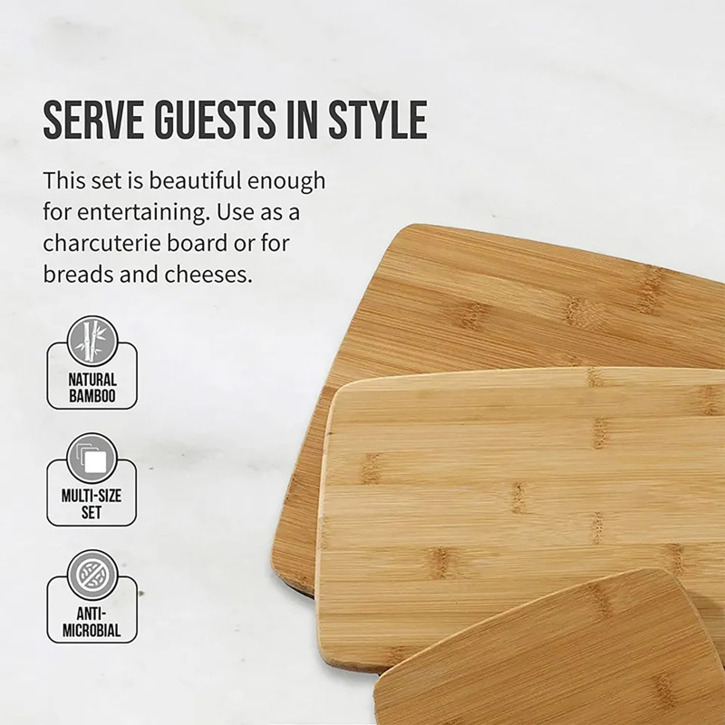 Bambus -Choping Board Set Duo