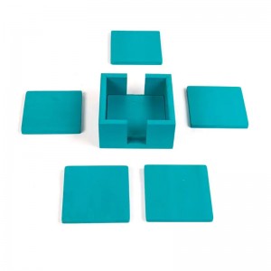 Umweltfreundlicher schicker Square Bamboo Cup Coaster