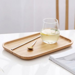 2 -teilige Servicepalette Großhandel maßgeschneiderte Bambusfrühstückschale (1)