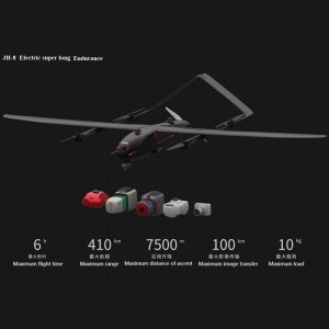 JH-8SE Long Endurance EVTOL Fixed-Flügel UAV Electric UAV