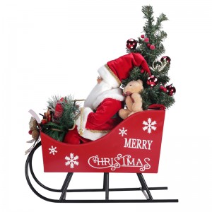 Tm-95113 50*27*60 Santa Claus mit Sleidge