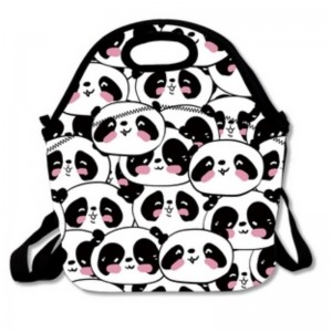 Neopren wiederverwendbares waschbares Picknick -Camping -Beutel mit Gurt Wärme isolierte Mittagsbeutel Box