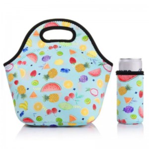 Großhandel Preis Custom Lunch Tasche Kinder Schullunchbox Tasche Isolierte Neopren Thermal Essen Mittagessen Kühlertasche