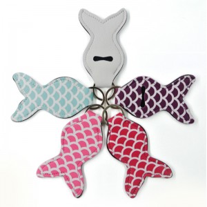 Benutzerdefinierte Großhandel Sublimation Blank Lippenbalsam Neopren Chapstick Halter Schlüsselbund