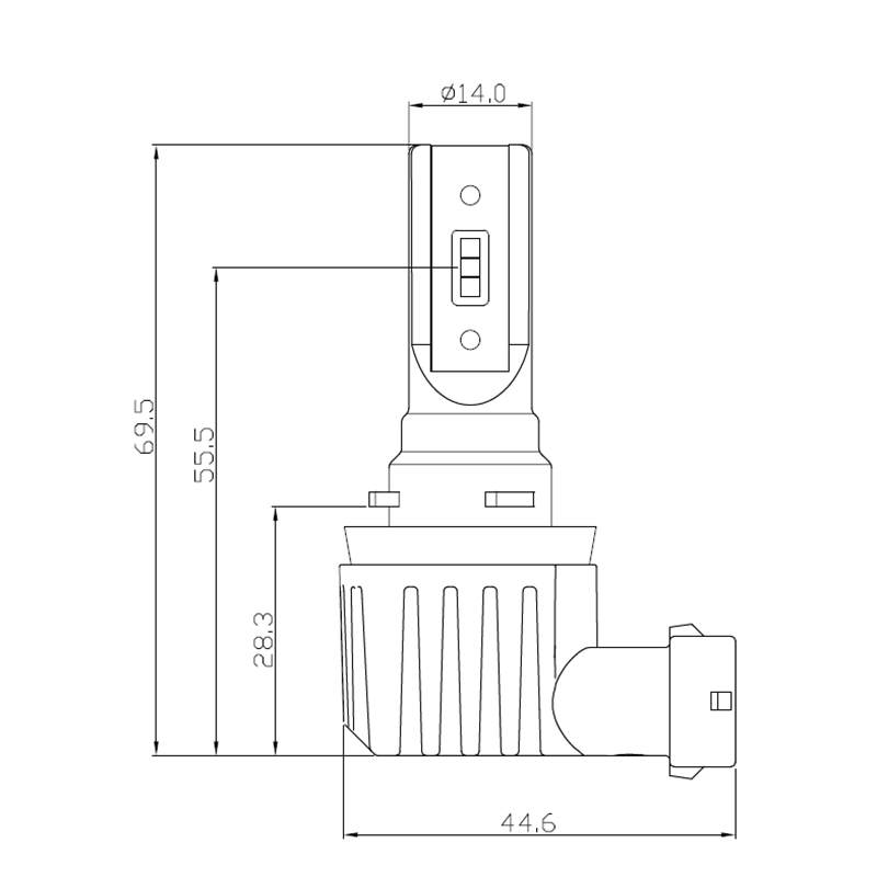 C12 LED -Scheinwerfer