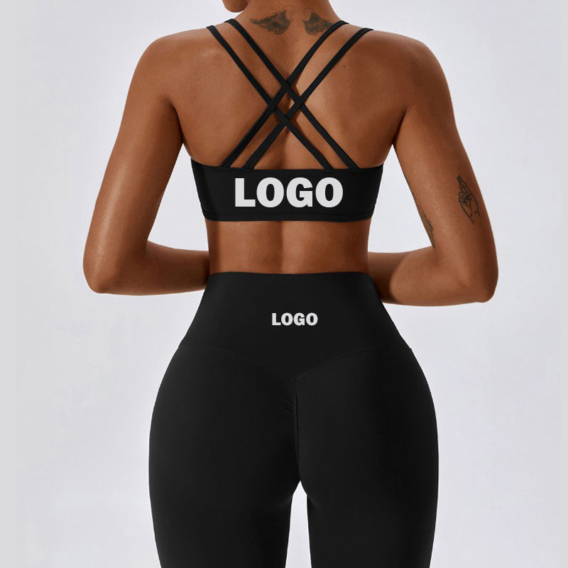 SC9275 Yoga Wear Set Girls Leichte elastische Fitness -Leggings und BH -Set Frau Yoga Wear Hosen Custom Yoga Anzugset Set
