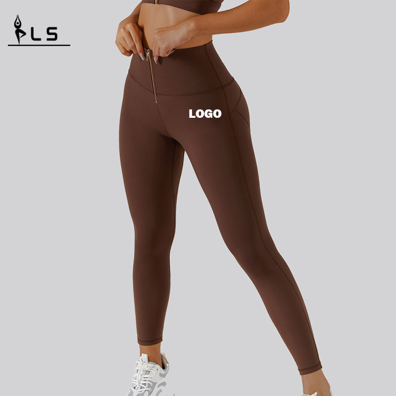 SC1097 75% Nylon 25% Spandex Leggings Sport für Frauen Fitnessstudio Yoga Hosen Fitness Running Leggings