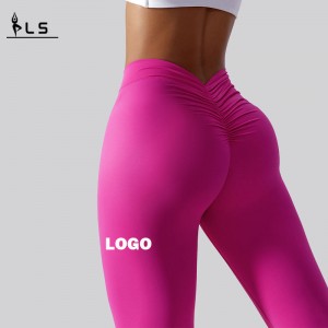 SC10105 Großhandel Leggings Anbieter Anbieter Leggings Para Mulheres Kontrolle Frauennahtlose Yogahosen -Fitness -Leggings