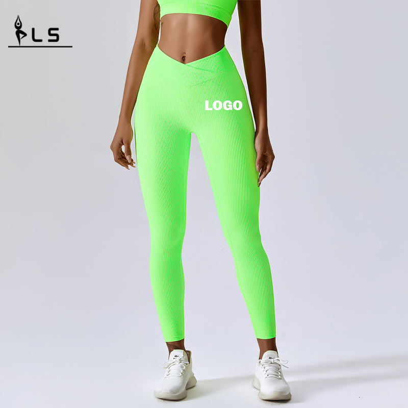 SC10108 Womens Yoga Hosen aktive Verschleiß Leggingsnahtloses Fitnessstudio Fesse Fitness Yoga Leggings Hosen Frauen Frauen
