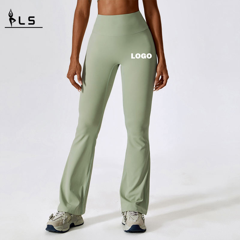 SC101110 Scrunch Butt Flare Leggings Yoga Hosen für Frauen Butt Heben Leggings Sport ausgestattet Yogahosen