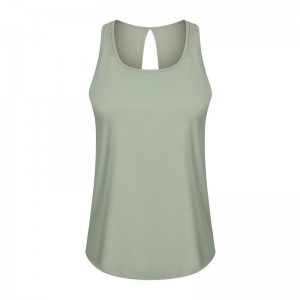 SC10253 Tops Schnell trockenem Tanktop -Top -Fitnessstudio Sport Yoga Damen Yoga Tank Top Open Rücken