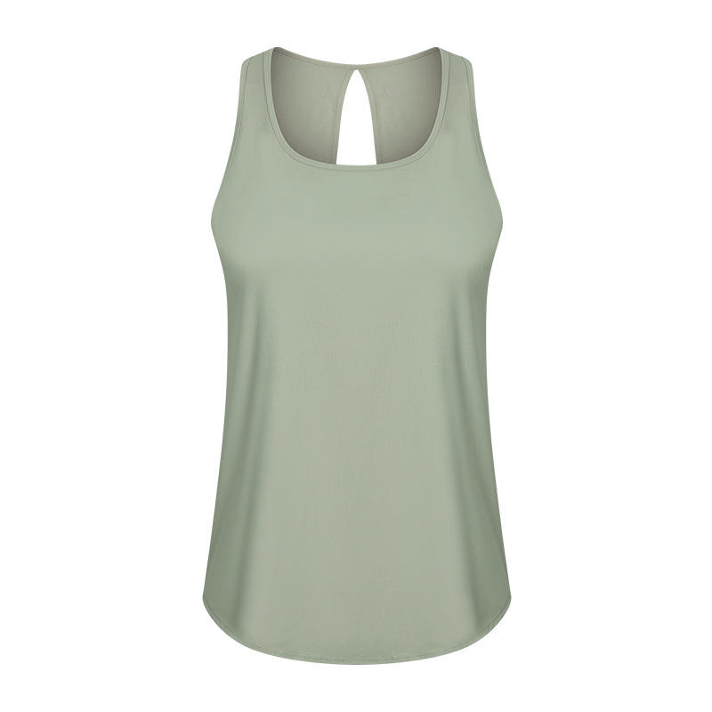SC10253 Tops Schnell trockenem Tanktop -Top -Fitnessstudio Sport Yoga Damen Yoga Tank Top Open Rücken