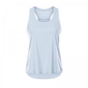 SC10256 Damen Tanktops Spring Fashion Loose Bluse Yoga Weste Tanktops Damen Yoga Tanktop Open Rücken