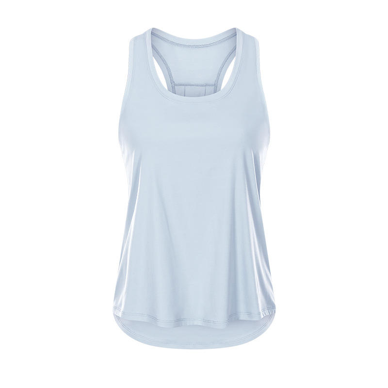 SC10256 Damen Tanktops Spring Fashion Loose Bluse Yoga Weste Tanktops Damen Yoga Tanktop Open Rücken