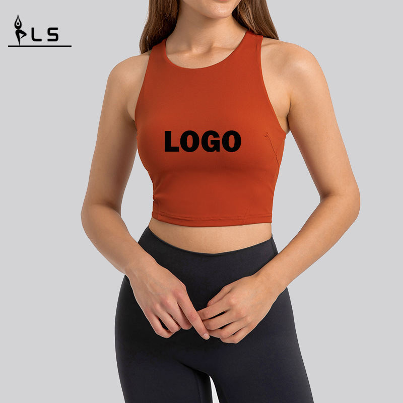SC10257 Hollow Training Tops Yoga Women 's Tank Top Weste Sportswear Workout Yoga Tanktop für Frau