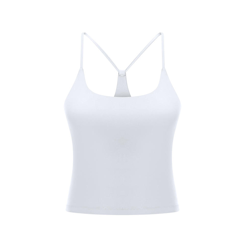 SC10259 Schnell trockener Tanktop -Fitness -Sport -Yoga -Kompression geschnittener Yoga -Tanktops mit Pads