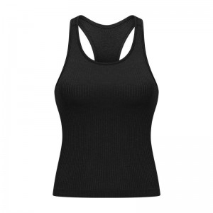 SC102510 Fitness Crop Tank Top Women \'s T-Shirts Rib Tank Top Women Yoga Fitness Fitness-Trainingspanzerweste Top Kleidung