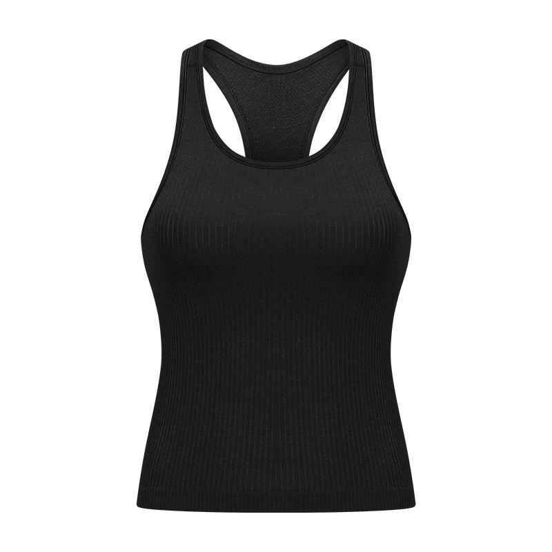 SC102510 Fitness Crop Tank Top Women 's T-Shirts Rib Tank Top Women Yoga Fitness Fitness-Trainingspanzerweste Top Kleidung