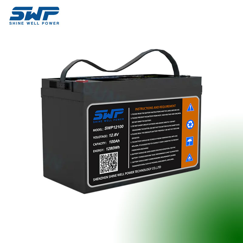 12.8v100AH ​​Blei -Säure -Ersatzbatterie für die Photothermie -Stromerzeugung unterstützt LIFIPO4 -Zellen Home Energy Lagerung