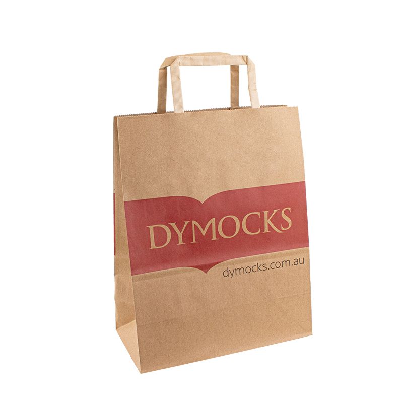 benutzerdefinierte Druckpapierbeutel recycelte Kraftpapier Tasche Kraft Bag Custom
