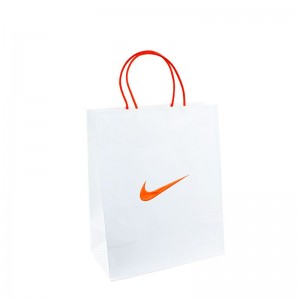 Papiertüte mit Logo -Druckpapierbeutel Papiertüten zum Verpacken von Süßigkeiten Custom Kraft Logo Papiertüten