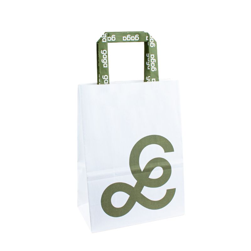 Kleidungspapiertüte braune Verpackung Kraft Einkaufstaschen Papier Kraft Tasche benutzerdefinierte Papiertüten mit Griffen