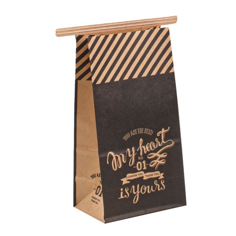 Custom Logo Takeaway Recycling Food Designer Papiertüte