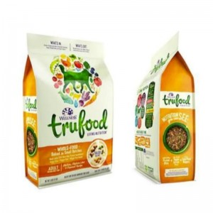 Custom Big 10 kg 15 kg 20 kg wiederverschließbarer Reißverschluss pla pbat biologisch abbaubare Kunststoffhund -Leckerbissen Fütterungssnackverpackung für Lebensmittel