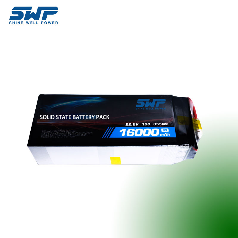22.2V16AH Drohnenbatterie hohe Rate, Hochsicherheits -Feststoff -Batteriepack