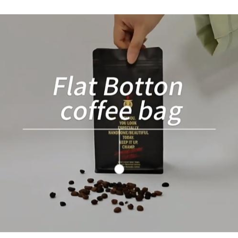 Umweltfreundliche Kaffeetaschen mit Ventil- und Reißverpackungspacktaschen