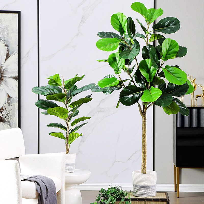 Großhandel künstlicher Baum fastnatürlicher Ficus Langlebige Lebendige Fiddle-Blatt Fig