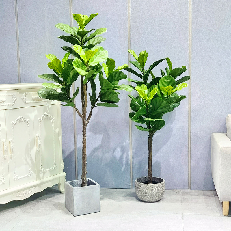 Großhandel künstlicher Baum fastnatürlicher Ficus Langlebige Lebendige Fiddle-Blatt Fig