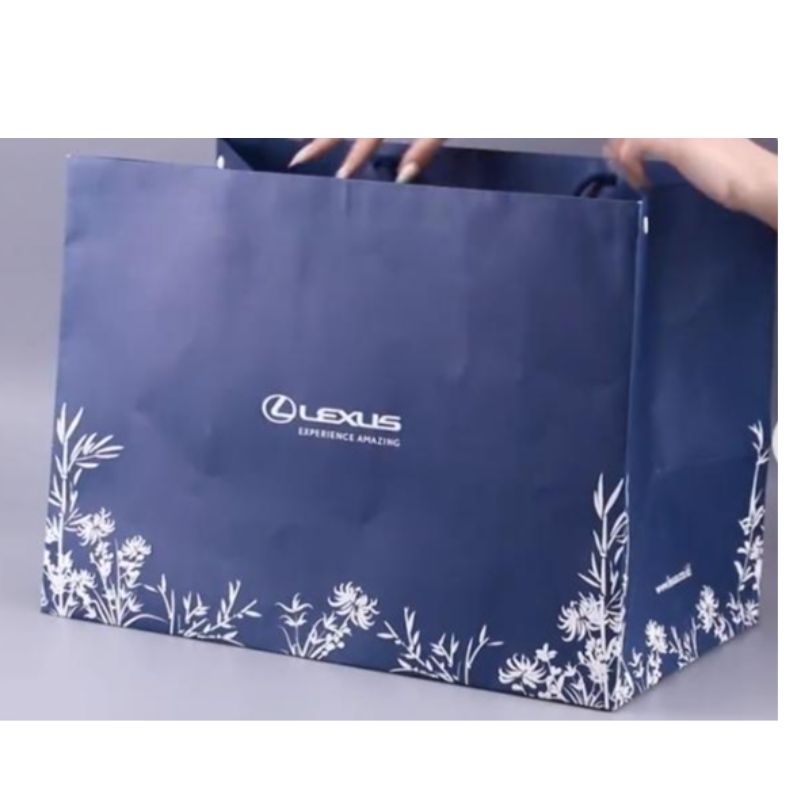 Luxus Matte Geschenktasche mit Logo für kundenspezifische Verpackungstasche